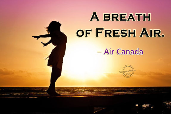 A breath of Fresh Air. – Air Canada