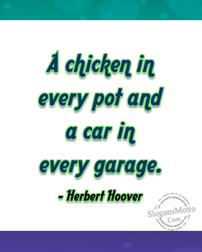 A Chicken In Every Pot And A Car In Every Garage-vs1002