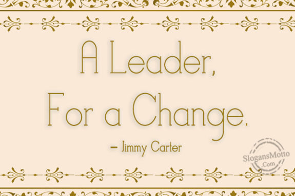 A Leader For A Change