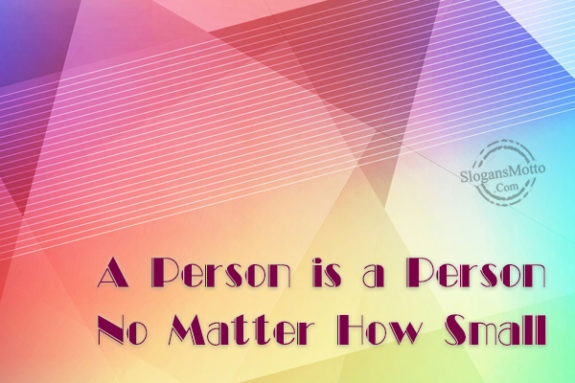 A Person Is A Person