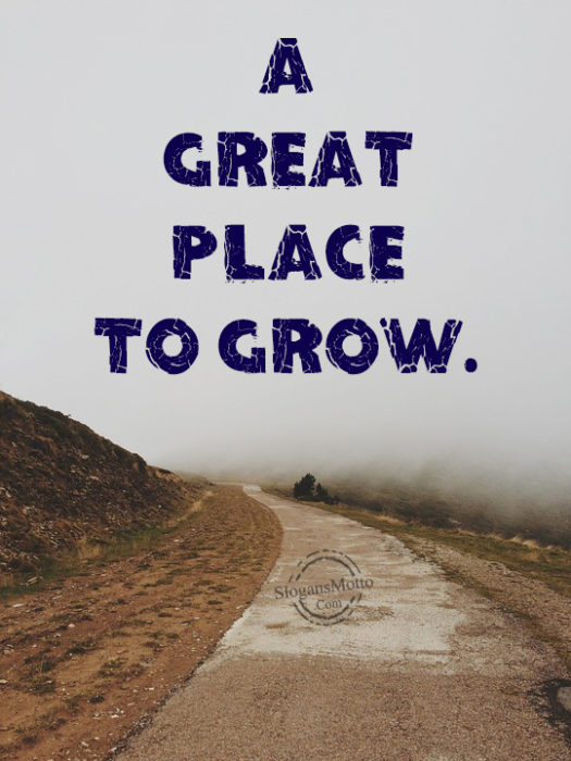A great place to grow.