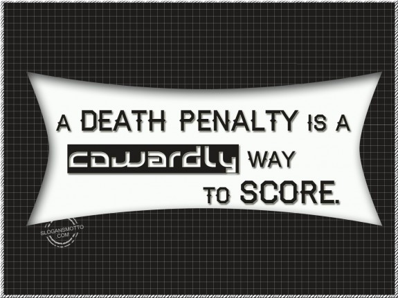 A penalty is a cowardly way to score