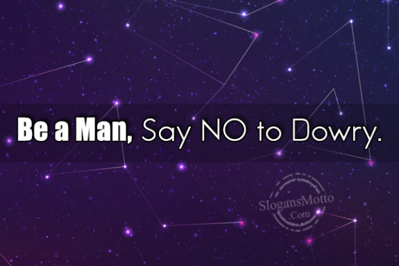 be-a-man-say-no-to-dowry