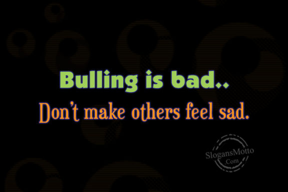 bulling-is-bad