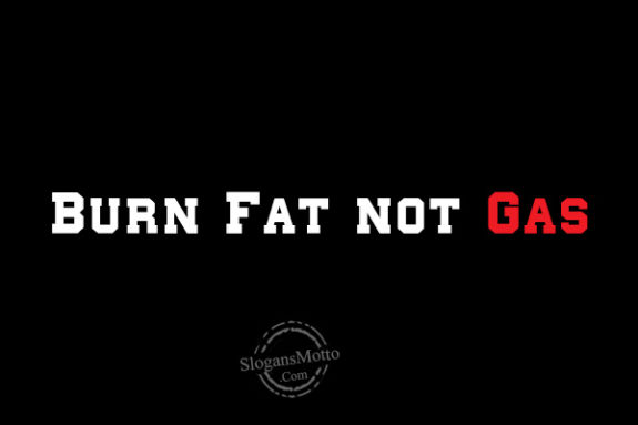 Burn Fat not Gas