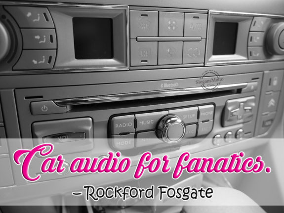 Car audio for fanatics. – Rockford Fosgate