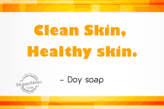 Clean Skin, Healthy skin. – Doy soap