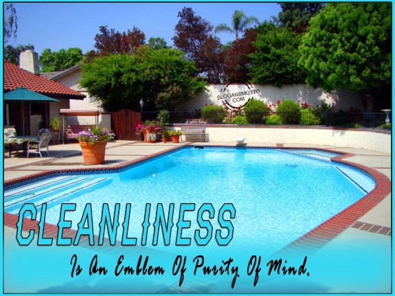 Cleanliness is an emblem of purity of mind