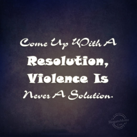  Come Up With A Resolution