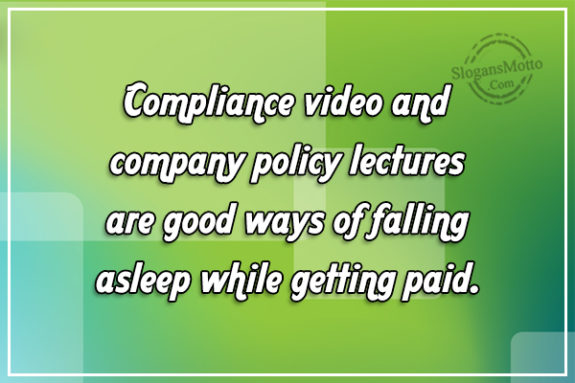 compliance-video-and-company-policy