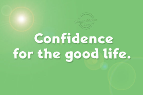 confidence-for-the-good-life