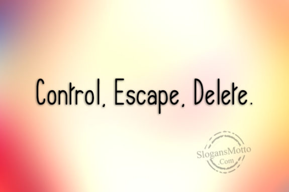 control-escape-delete
