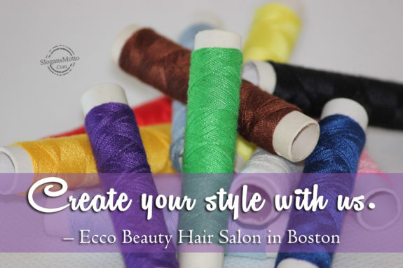Create your style with us. – Ecco Beauty Hair Salon in Boston