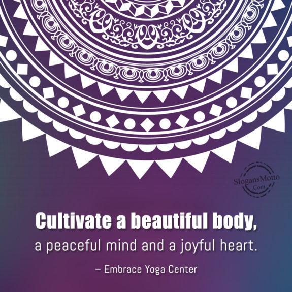 Cultivate A Beautiful Body