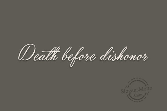 death-before-dishonor