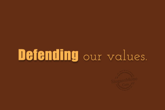 Defending Our Values-vs1027