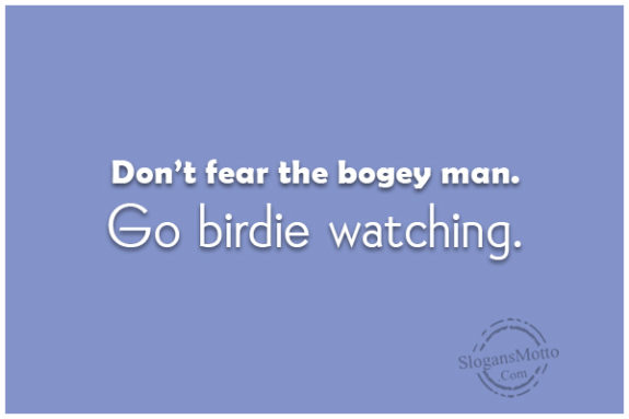 Don't Fear The Bogey Man