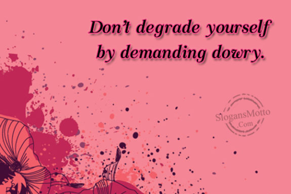 dont-degrade-yourself