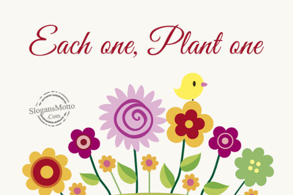 Each one, Plant one