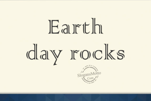 Earth day rocks