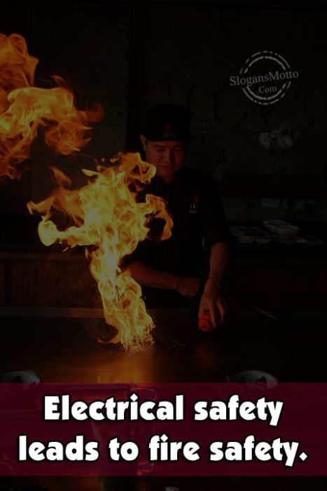 Electrical Safety Leads To Fie Safety