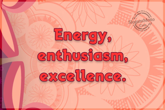 Energy Enthusiasm