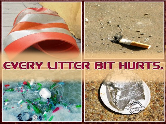 Every litter bit hurts