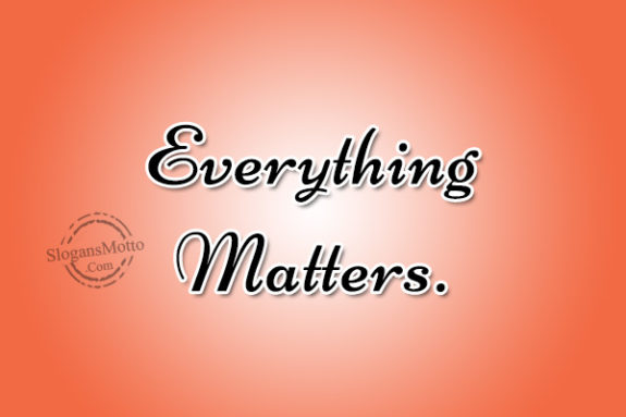 everything-matters