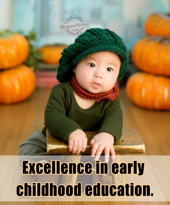 Excellence in early childhood education.