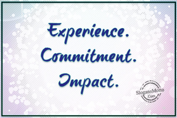 Experience Commitment Impact