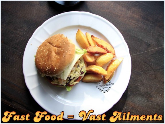 Fast food = Vast ailments