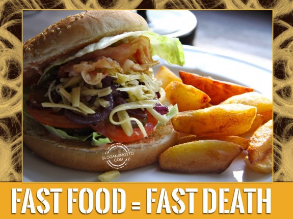 Fast food = fast death
