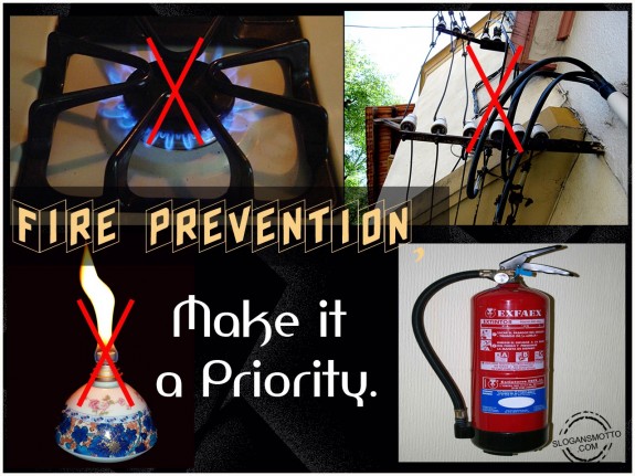 Fire prevention, make it a priority