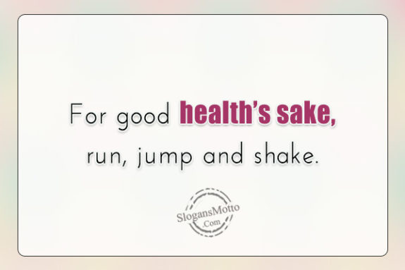 for-good-health-sake