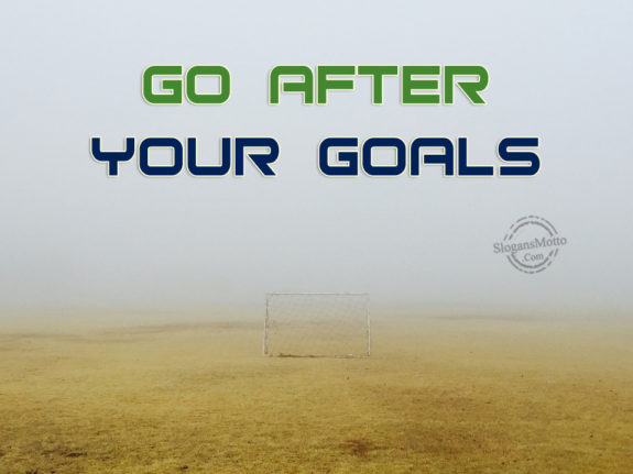 Go After Your Goals