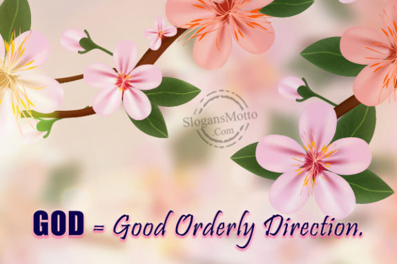 god-good-orderly-direction