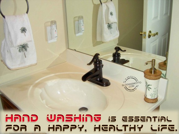 Hand washing is essential for a happy, healthy life