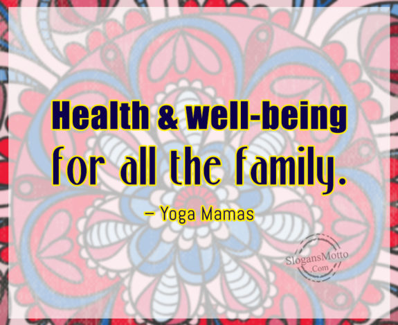  Health And Well Being For All The Family