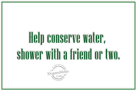 help-conserve-water