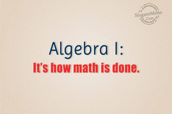 Algebra