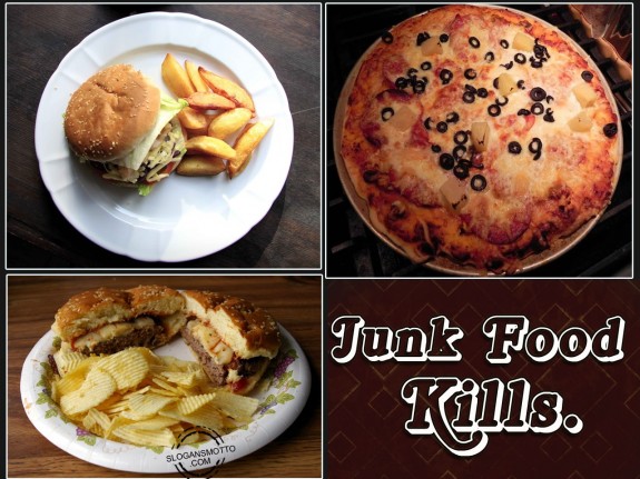 Junk food kills