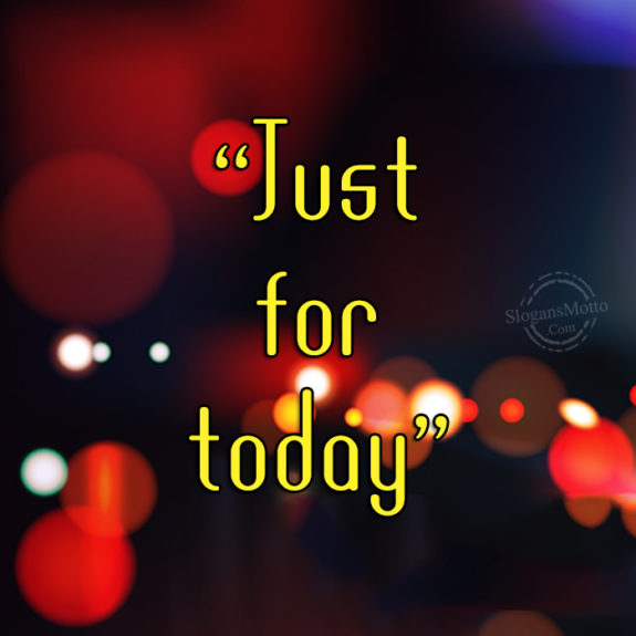 just-for-today