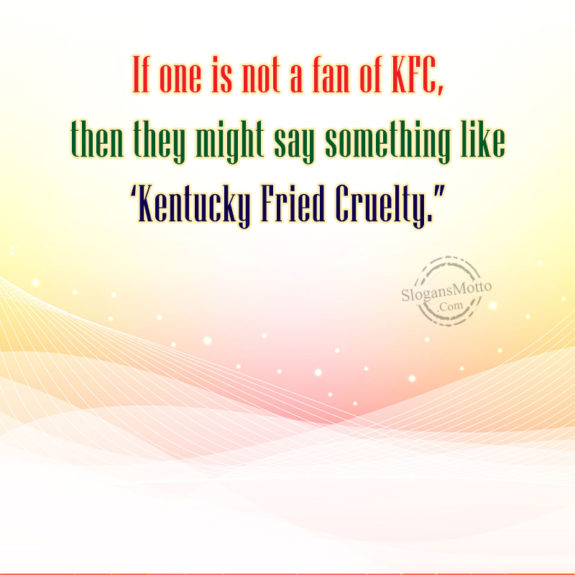  Kentucky Fried Cruelty