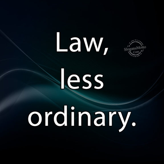 law-less-ordinary