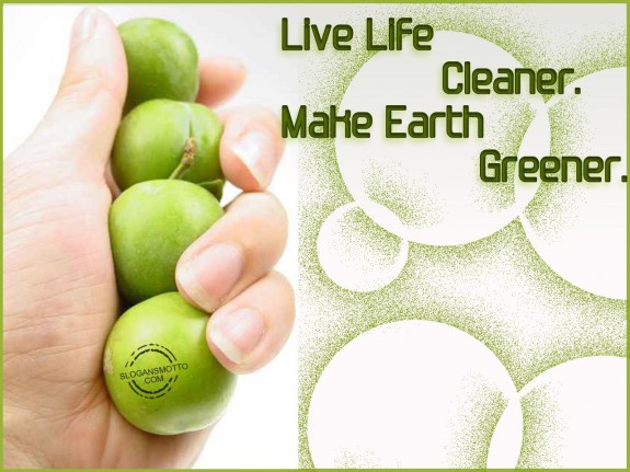 Live Life Cleaner. Make earth Greener
