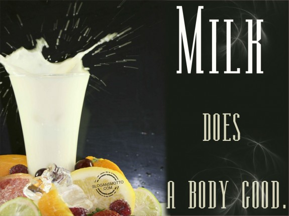 Milk does a body good
