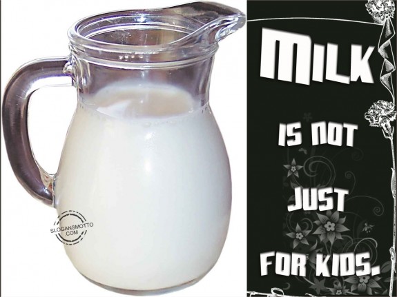 Milk is not just for kids