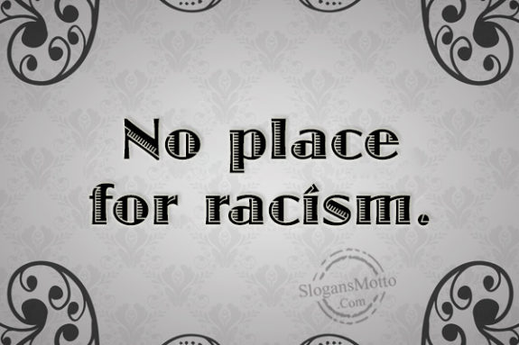 no-place-for-racism