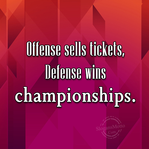 Offense Sells Tickets