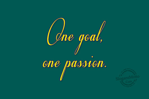 One Goal One Passion